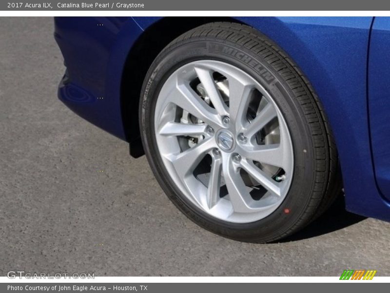 Catalina Blue Pearl / Graystone 2017 Acura ILX