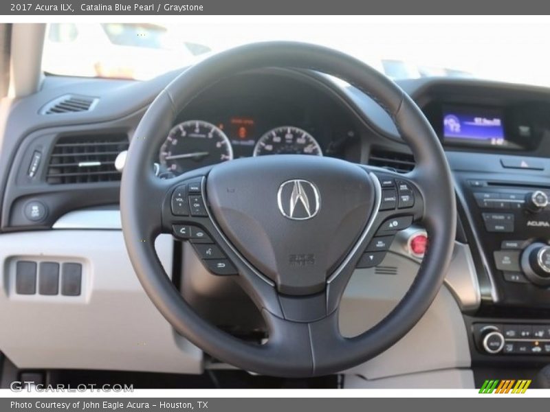 Catalina Blue Pearl / Graystone 2017 Acura ILX