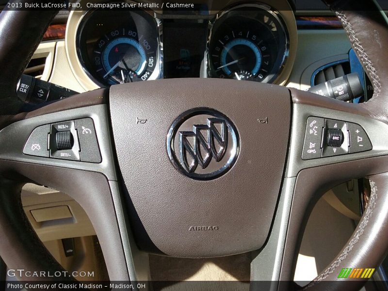 Champagne Silver Metallic / Cashmere 2013 Buick LaCrosse FWD