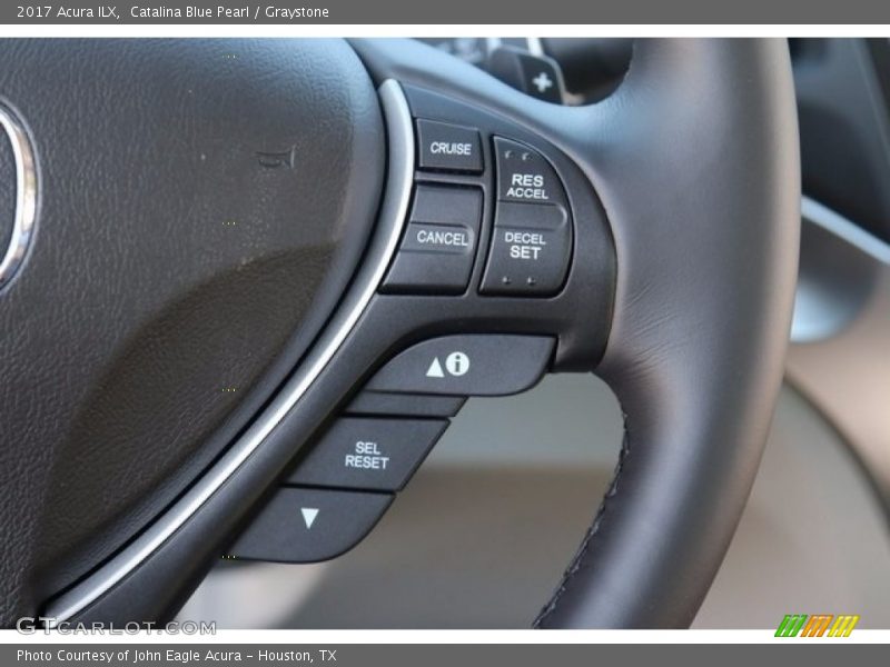 Catalina Blue Pearl / Graystone 2017 Acura ILX