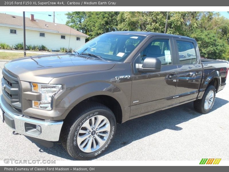 Caribou / Medium Earth Gray 2016 Ford F150 XL SuperCrew 4x4