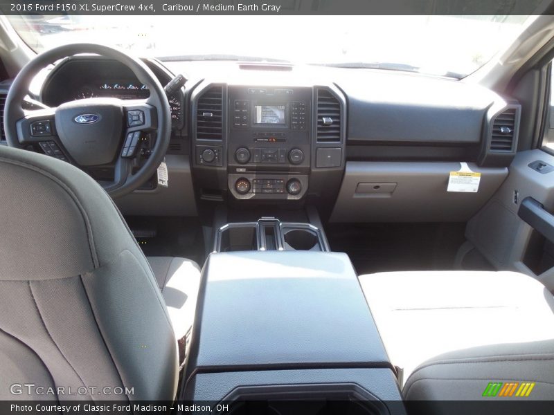 Caribou / Medium Earth Gray 2016 Ford F150 XL SuperCrew 4x4