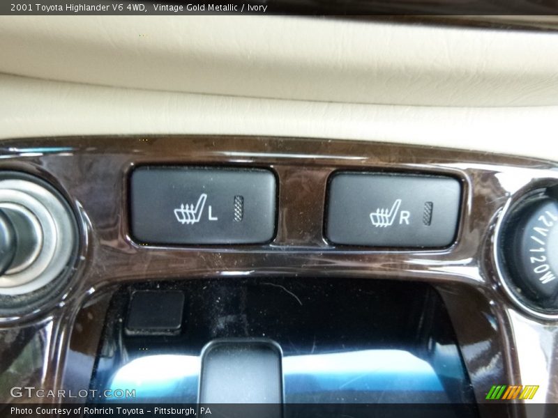 Vintage Gold Metallic / Ivory 2001 Toyota Highlander V6 4WD