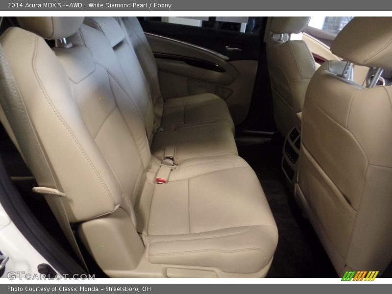 White Diamond Pearl / Ebony 2014 Acura MDX SH-AWD