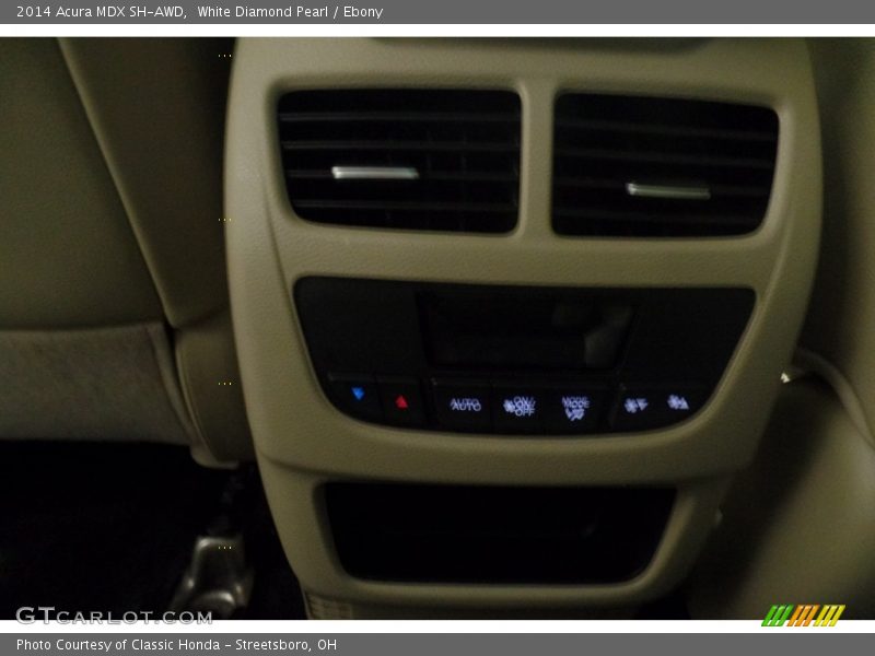 White Diamond Pearl / Ebony 2014 Acura MDX SH-AWD
