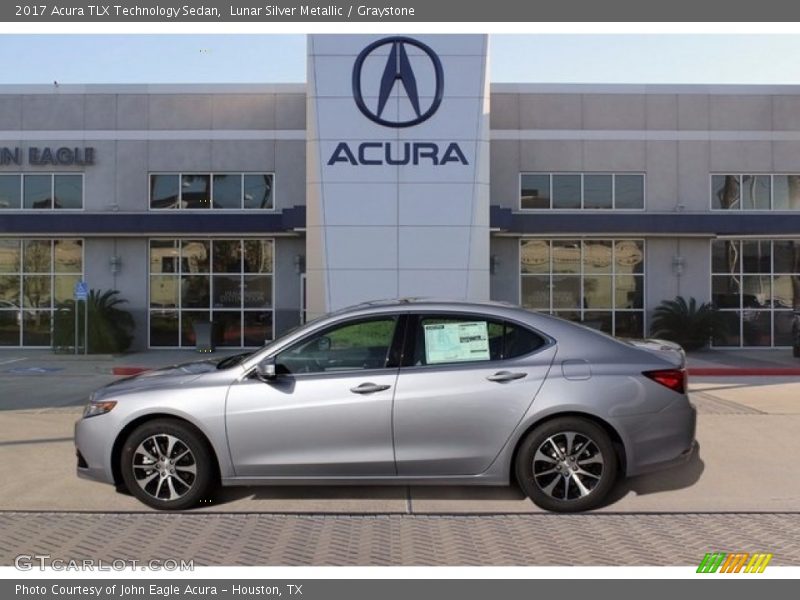 Lunar Silver Metallic / Graystone 2017 Acura TLX Technology Sedan