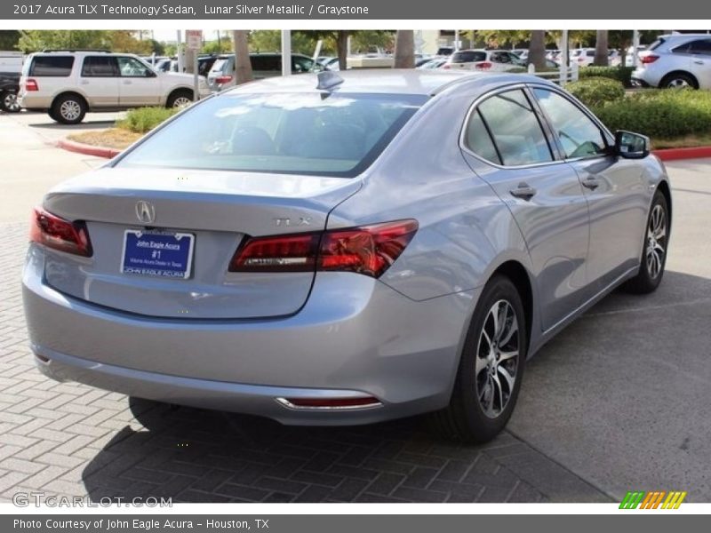 Lunar Silver Metallic / Graystone 2017 Acura TLX Technology Sedan
