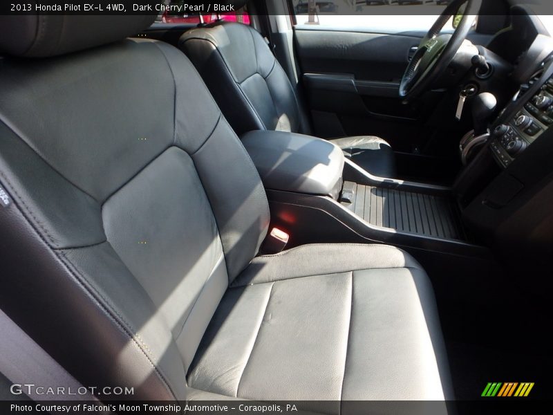 Dark Cherry Pearl / Black 2013 Honda Pilot EX-L 4WD