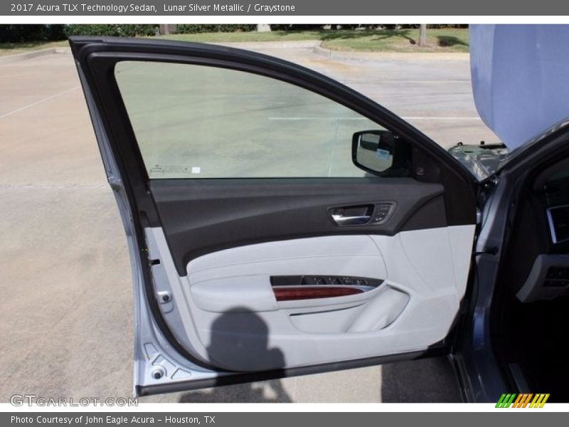 Lunar Silver Metallic / Graystone 2017 Acura TLX Technology Sedan