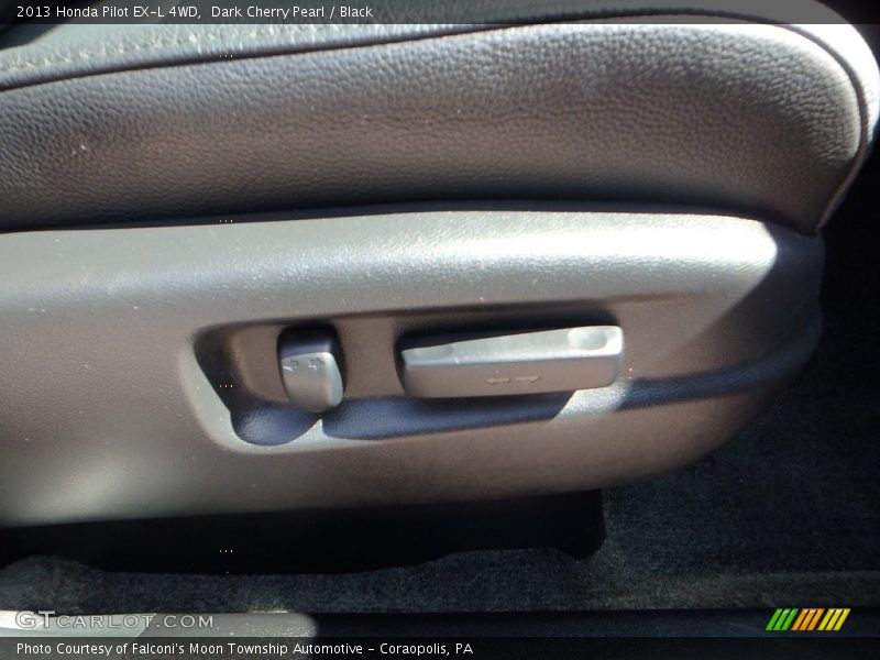 Dark Cherry Pearl / Black 2013 Honda Pilot EX-L 4WD