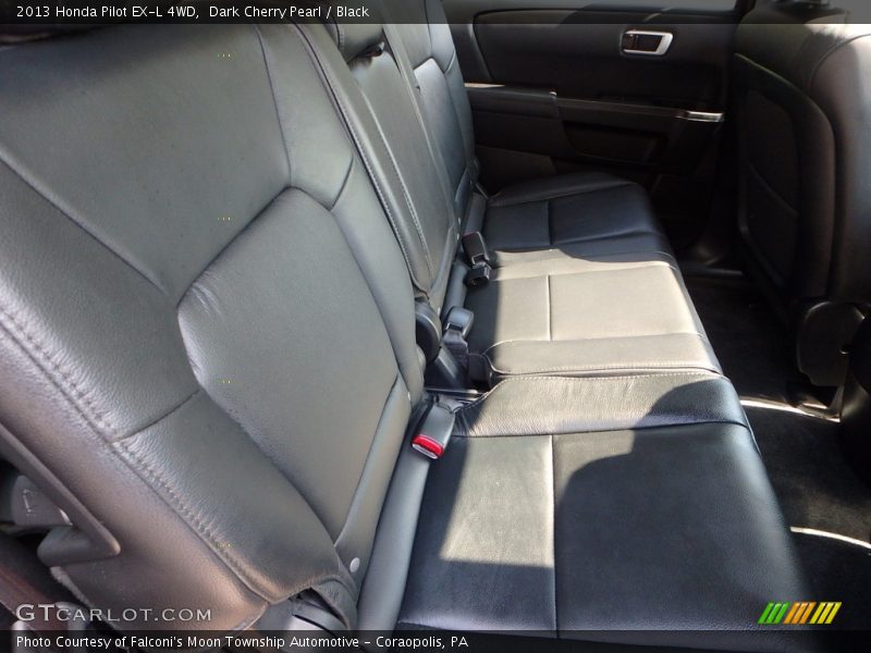 Dark Cherry Pearl / Black 2013 Honda Pilot EX-L 4WD