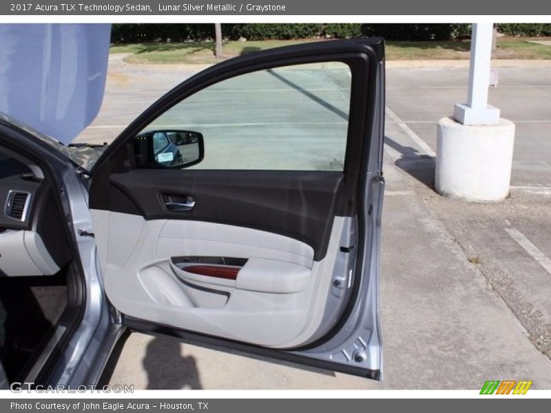 Lunar Silver Metallic / Graystone 2017 Acura TLX Technology Sedan