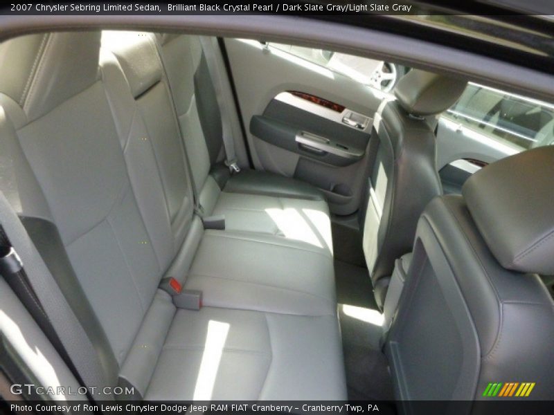 Brilliant Black Crystal Pearl / Dark Slate Gray/Light Slate Gray 2007 Chrysler Sebring Limited Sedan
