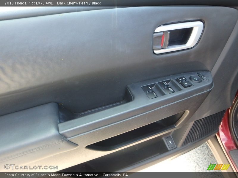 Dark Cherry Pearl / Black 2013 Honda Pilot EX-L 4WD
