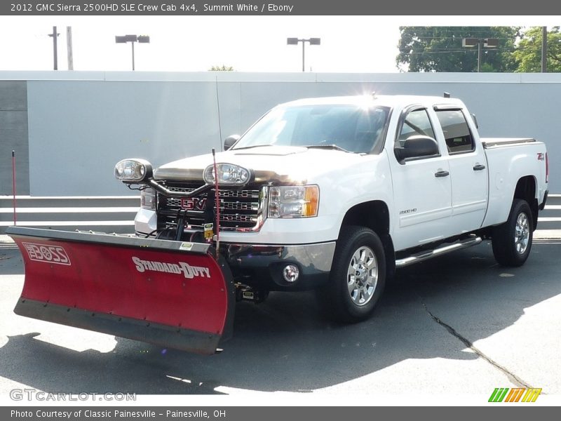 Summit White / Ebony 2012 GMC Sierra 2500HD SLE Crew Cab 4x4