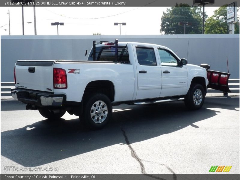 Summit White / Ebony 2012 GMC Sierra 2500HD SLE Crew Cab 4x4