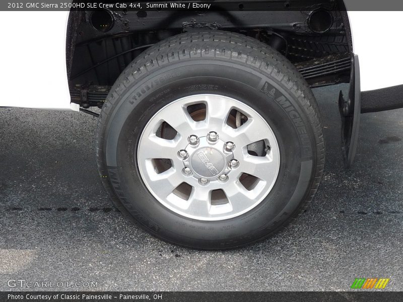 Summit White / Ebony 2012 GMC Sierra 2500HD SLE Crew Cab 4x4
