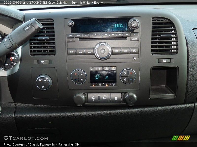 Summit White / Ebony 2012 GMC Sierra 2500HD SLE Crew Cab 4x4