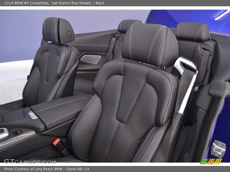 San Marino Blue Metallic / Black 2014 BMW M6 Convertible