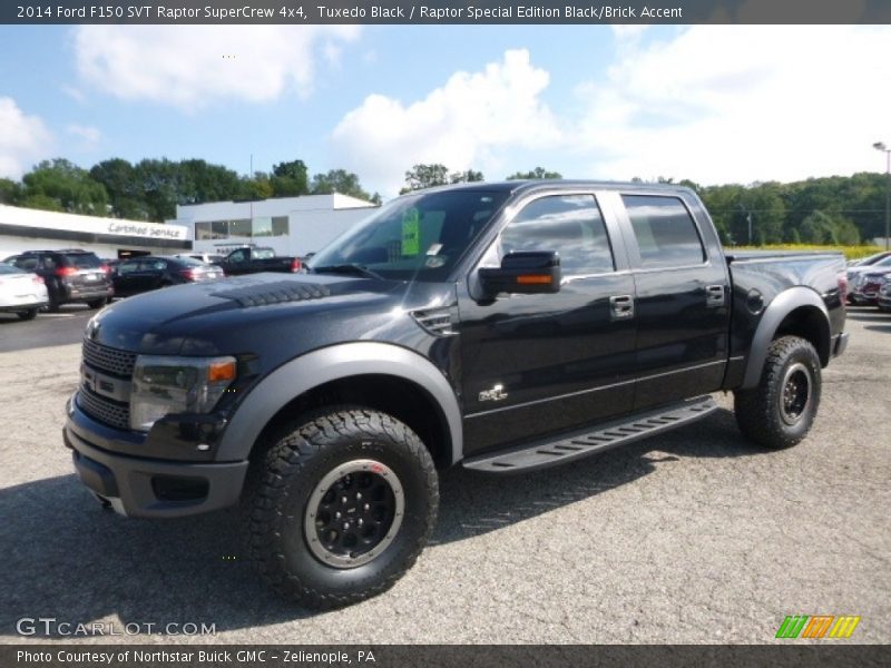Tuxedo Black / Raptor Special Edition Black/Brick Accent 2014 Ford F150 SVT Raptor SuperCrew 4x4