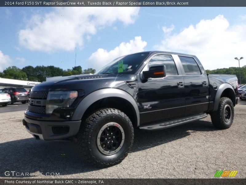 Tuxedo Black / Raptor Special Edition Black/Brick Accent 2014 Ford F150 SVT Raptor SuperCrew 4x4