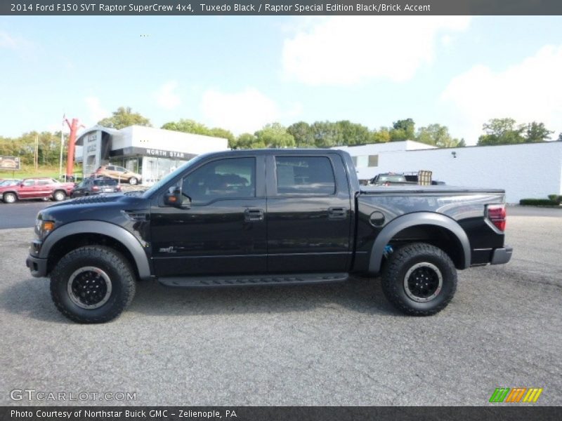 Tuxedo Black / Raptor Special Edition Black/Brick Accent 2014 Ford F150 SVT Raptor SuperCrew 4x4