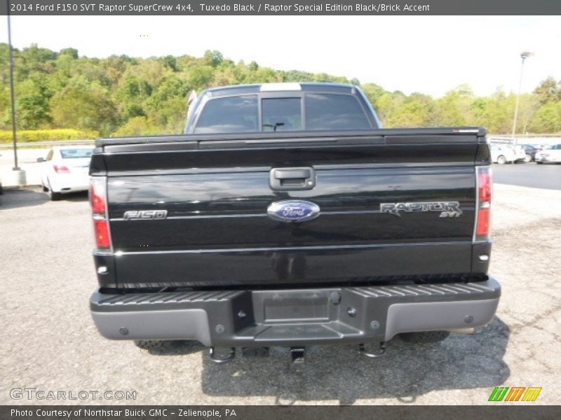 Tuxedo Black / Raptor Special Edition Black/Brick Accent 2014 Ford F150 SVT Raptor SuperCrew 4x4