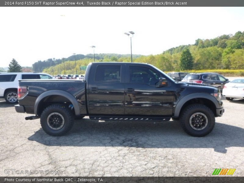 Tuxedo Black / Raptor Special Edition Black/Brick Accent 2014 Ford F150 SVT Raptor SuperCrew 4x4