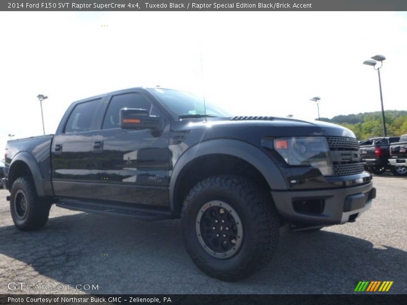 Tuxedo Black / Raptor Special Edition Black/Brick Accent 2014 Ford F150 SVT Raptor SuperCrew 4x4
