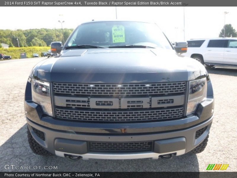Tuxedo Black / Raptor Special Edition Black/Brick Accent 2014 Ford F150 SVT Raptor SuperCrew 4x4