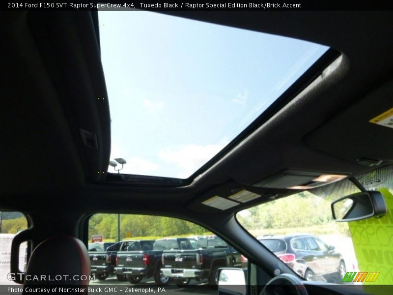 Tuxedo Black / Raptor Special Edition Black/Brick Accent 2014 Ford F150 SVT Raptor SuperCrew 4x4