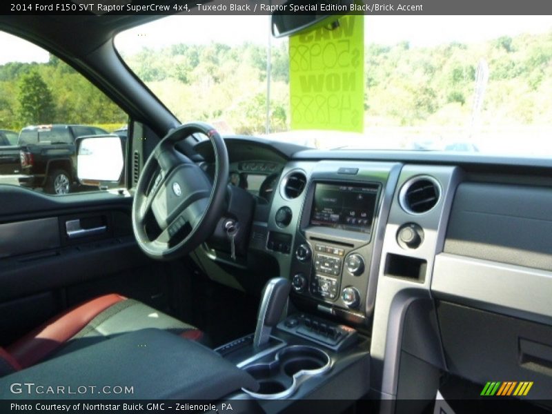 Tuxedo Black / Raptor Special Edition Black/Brick Accent 2014 Ford F150 SVT Raptor SuperCrew 4x4