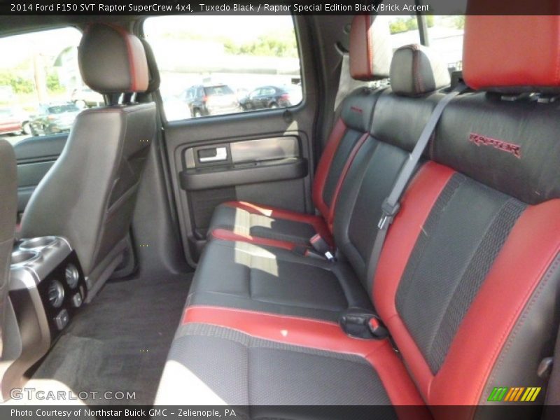 Tuxedo Black / Raptor Special Edition Black/Brick Accent 2014 Ford F150 SVT Raptor SuperCrew 4x4