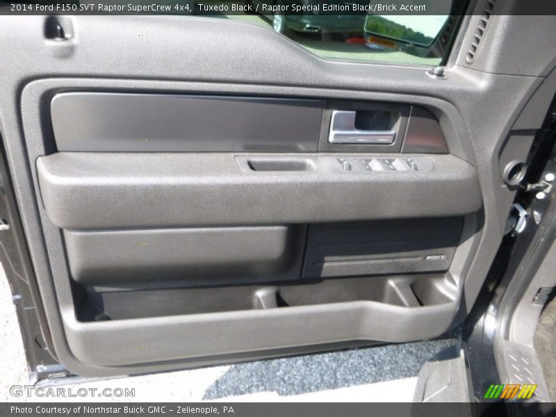 Tuxedo Black / Raptor Special Edition Black/Brick Accent 2014 Ford F150 SVT Raptor SuperCrew 4x4