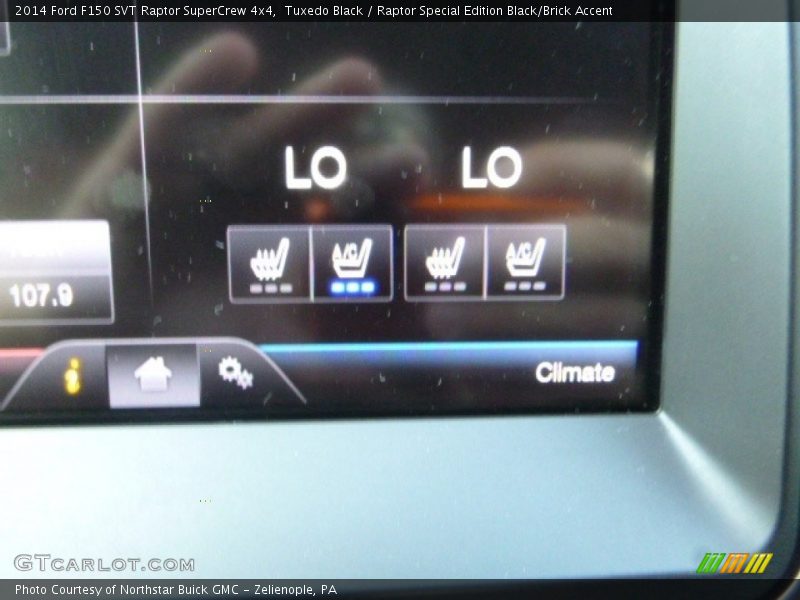 Tuxedo Black / Raptor Special Edition Black/Brick Accent 2014 Ford F150 SVT Raptor SuperCrew 4x4