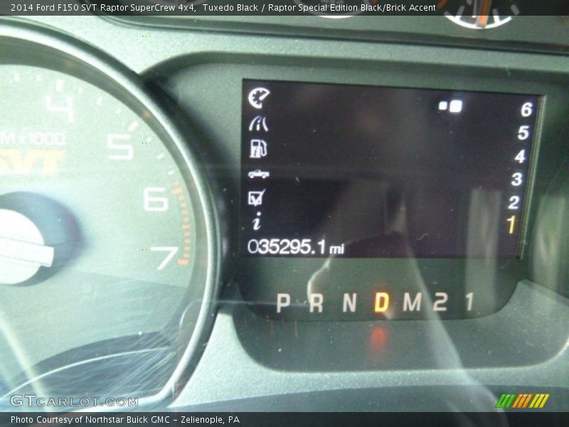 Tuxedo Black / Raptor Special Edition Black/Brick Accent 2014 Ford F150 SVT Raptor SuperCrew 4x4