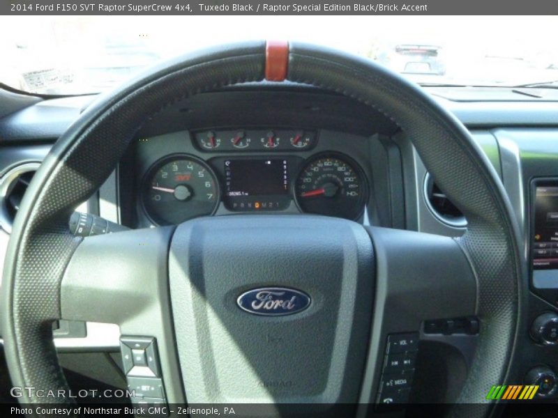 Tuxedo Black / Raptor Special Edition Black/Brick Accent 2014 Ford F150 SVT Raptor SuperCrew 4x4