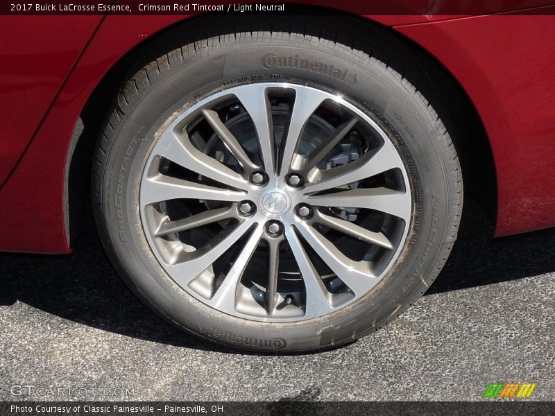 Crimson Red Tintcoat / Light Neutral 2017 Buick LaCrosse Essence
