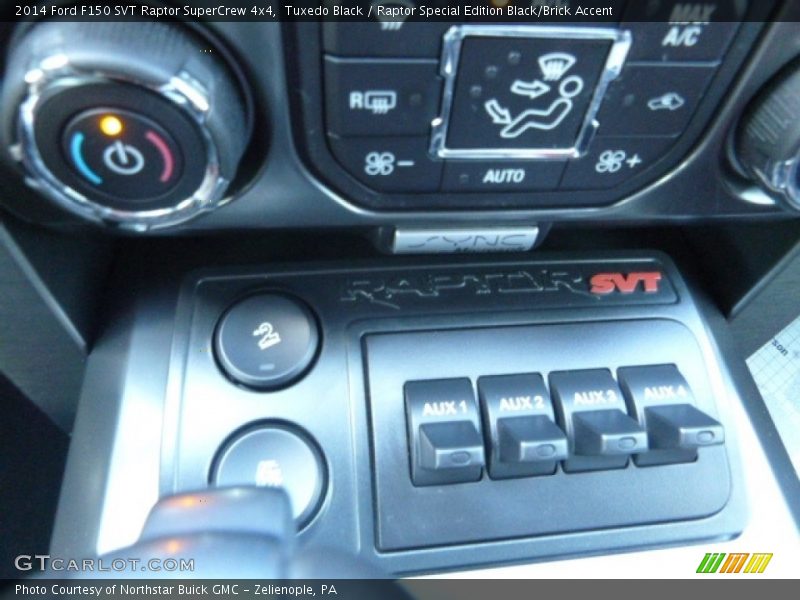 Tuxedo Black / Raptor Special Edition Black/Brick Accent 2014 Ford F150 SVT Raptor SuperCrew 4x4