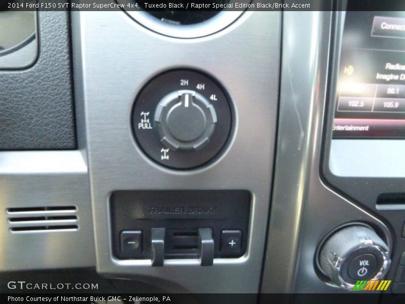 Tuxedo Black / Raptor Special Edition Black/Brick Accent 2014 Ford F150 SVT Raptor SuperCrew 4x4