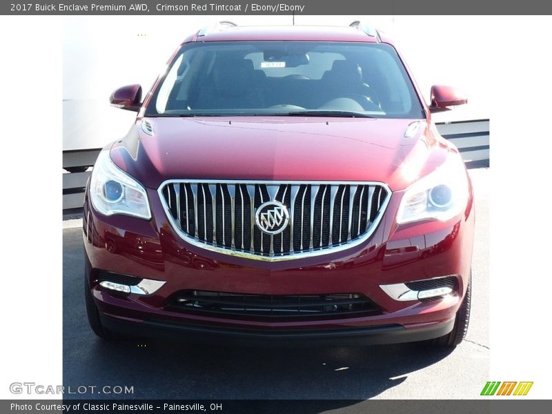 Crimson Red Tintcoat / Ebony/Ebony 2017 Buick Enclave Premium AWD