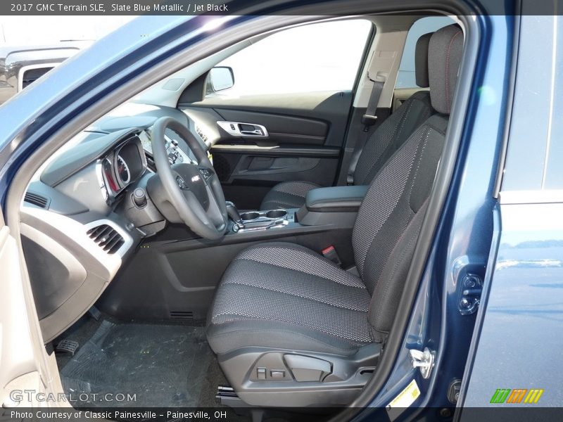 Slate Blue Metallic / Jet Black 2017 GMC Terrain SLE