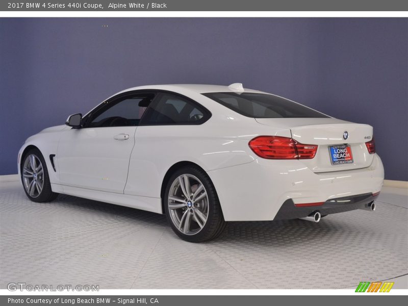 Alpine White / Black 2017 BMW 4 Series 440i Coupe