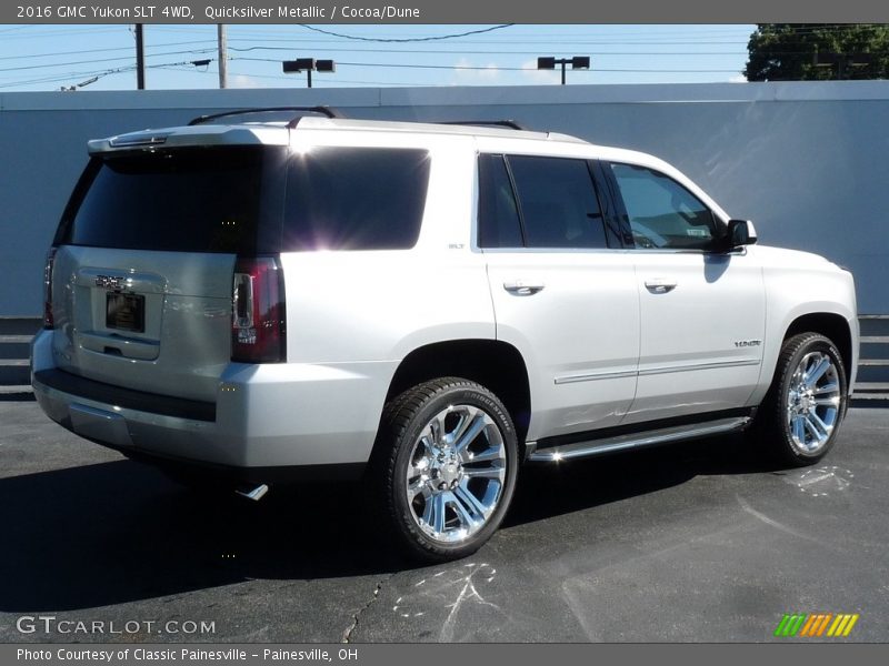 Quicksilver Metallic / Cocoa/Dune 2016 GMC Yukon SLT 4WD