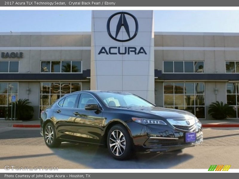 Crystal Black Pearl / Ebony 2017 Acura TLX Technology Sedan