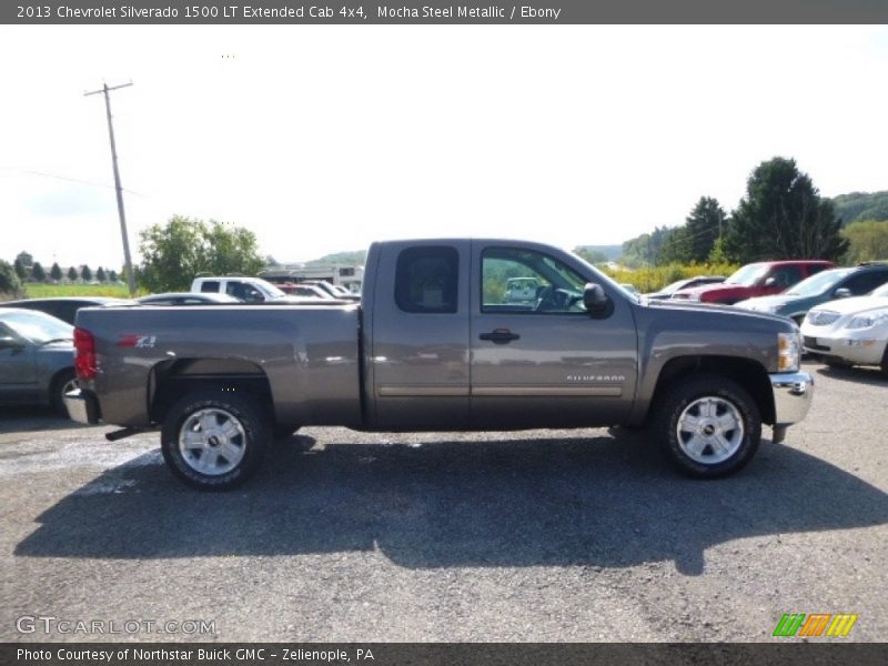 Mocha Steel Metallic / Ebony 2013 Chevrolet Silverado 1500 LT Extended Cab 4x4