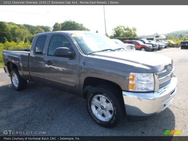 Mocha Steel Metallic / Ebony 2013 Chevrolet Silverado 1500 LT Extended Cab 4x4