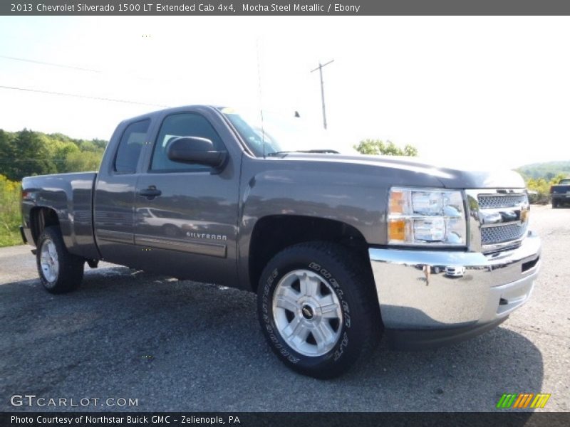 Mocha Steel Metallic / Ebony 2013 Chevrolet Silverado 1500 LT Extended Cab 4x4