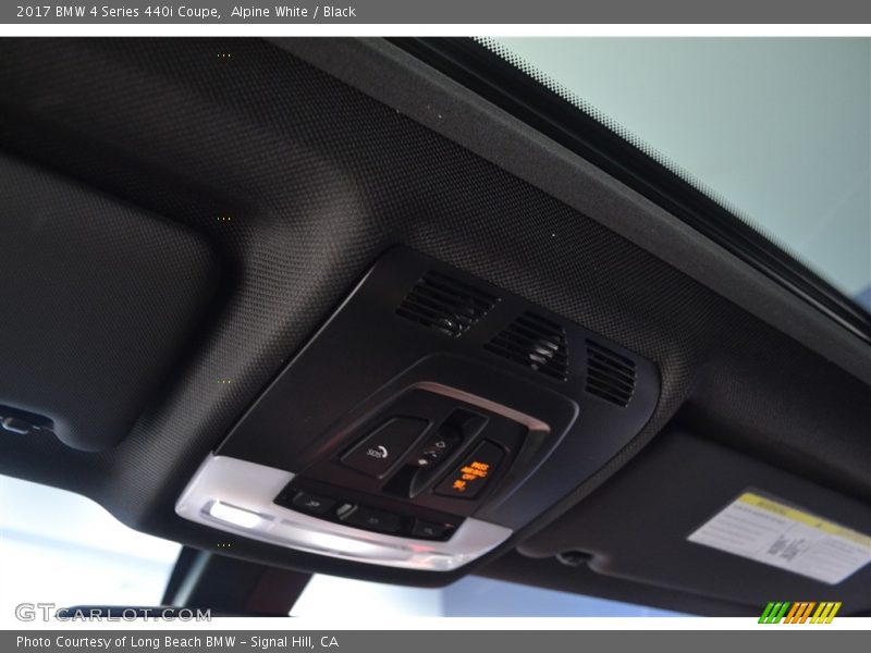 Alpine White / Black 2017 BMW 4 Series 440i Coupe