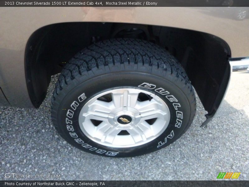 Mocha Steel Metallic / Ebony 2013 Chevrolet Silverado 1500 LT Extended Cab 4x4
